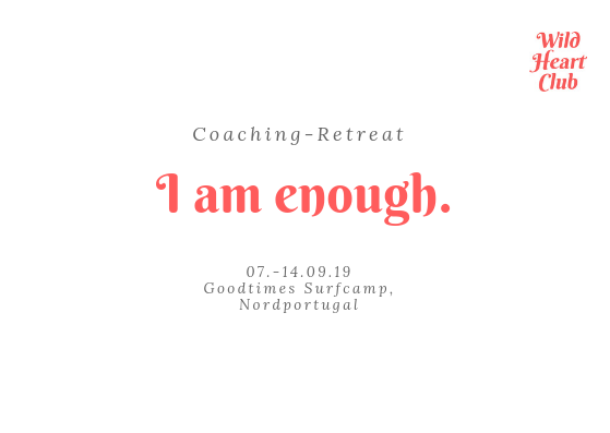 7 Tage Gruppen-Coaching "I am enough" am Meer in Portugal